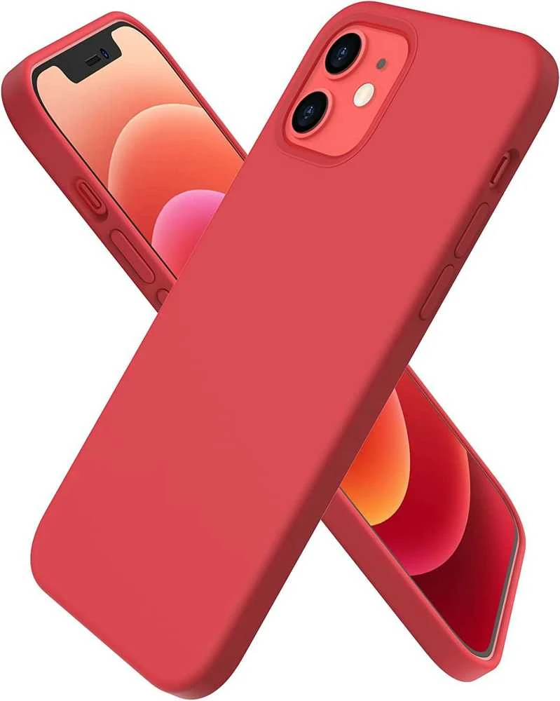 Reach Dėklas Liquid Silicone 1.5mm Huawei P40 raudonas