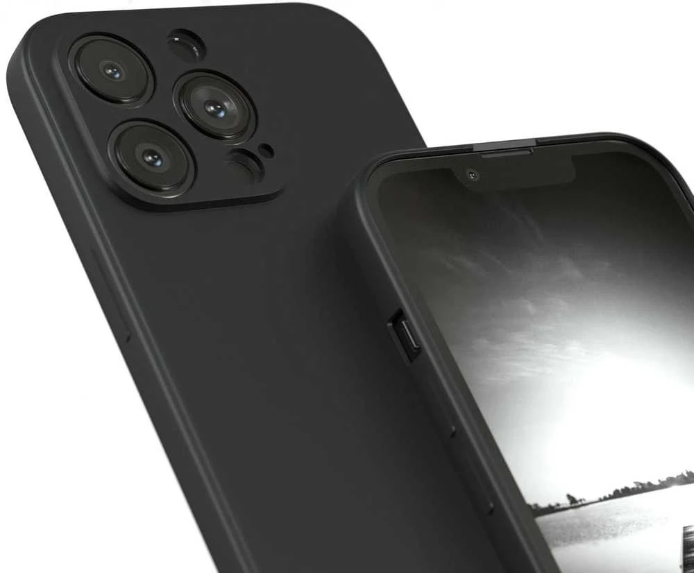 Reach Dėklas Liquid Silicone 1.5mm Samsung A536 A53 5G juodas