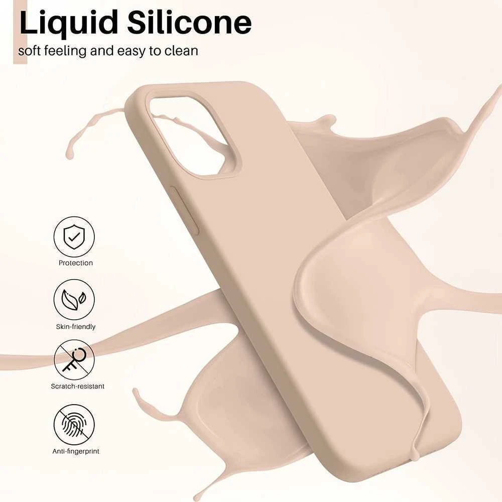 Reach Dėklas Liquid Silicone 1.5mm Samsung A135 A13 4G rožinis