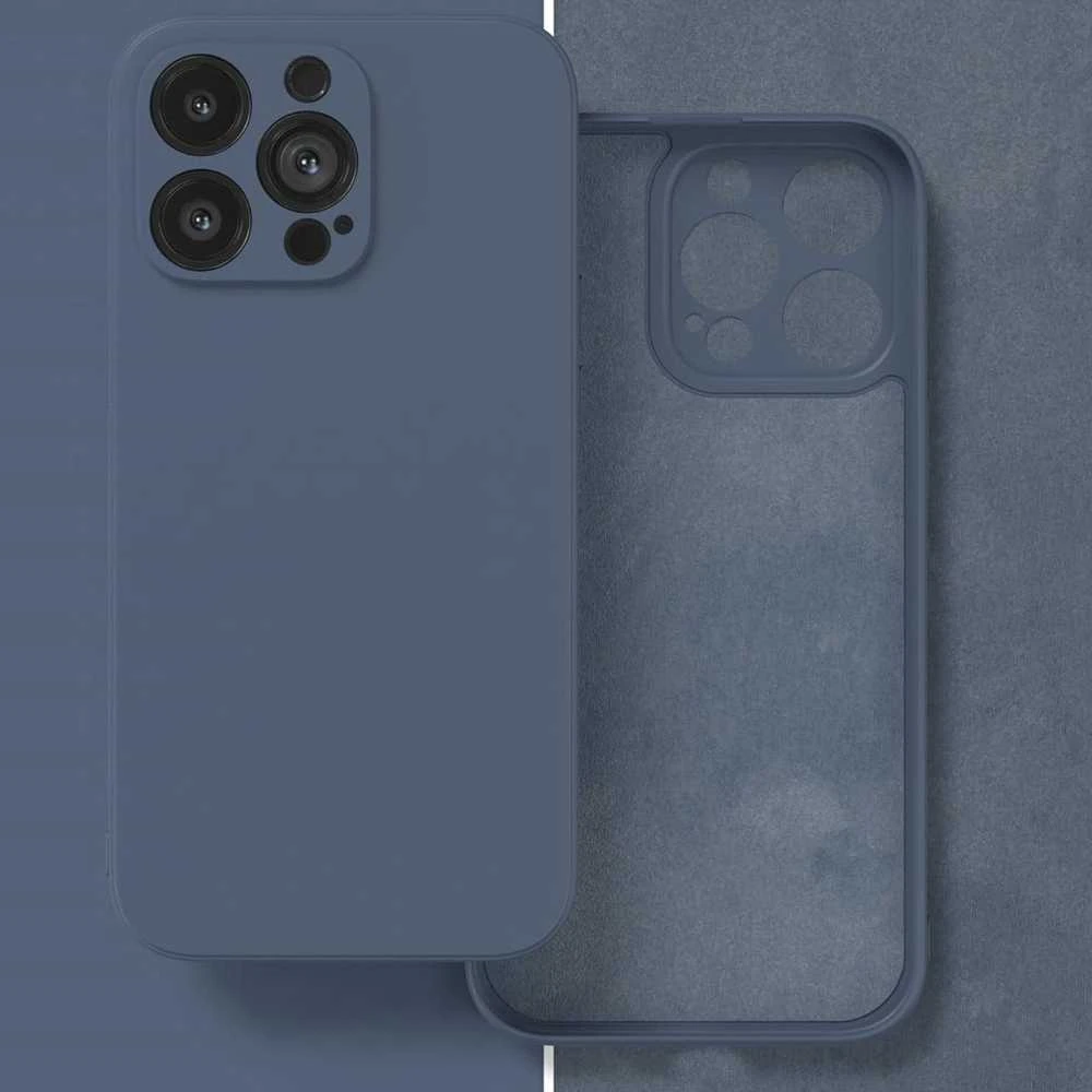 Reach Dėklas Liquid Silicone 1.5mm Xiaomi Redmi A5/Poco C71 (173,45x79,35x8,45) tamsiai mėlynas