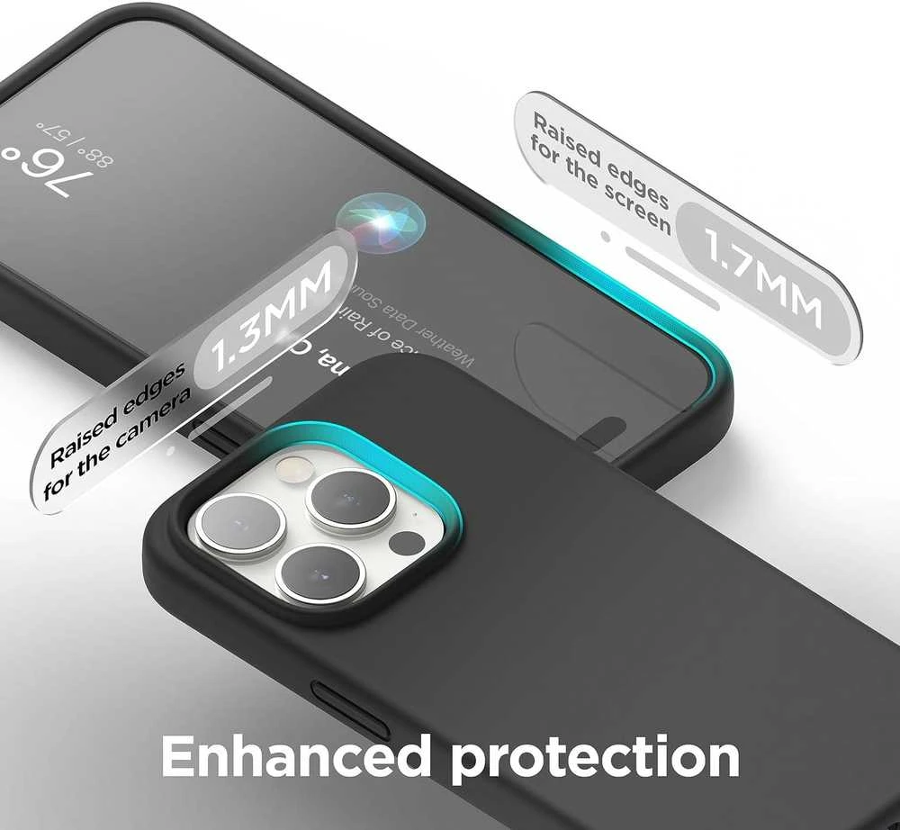 Reach Dėklas Mag Silikoninis dėklas Apple iPhone 15 Pro raudonas
