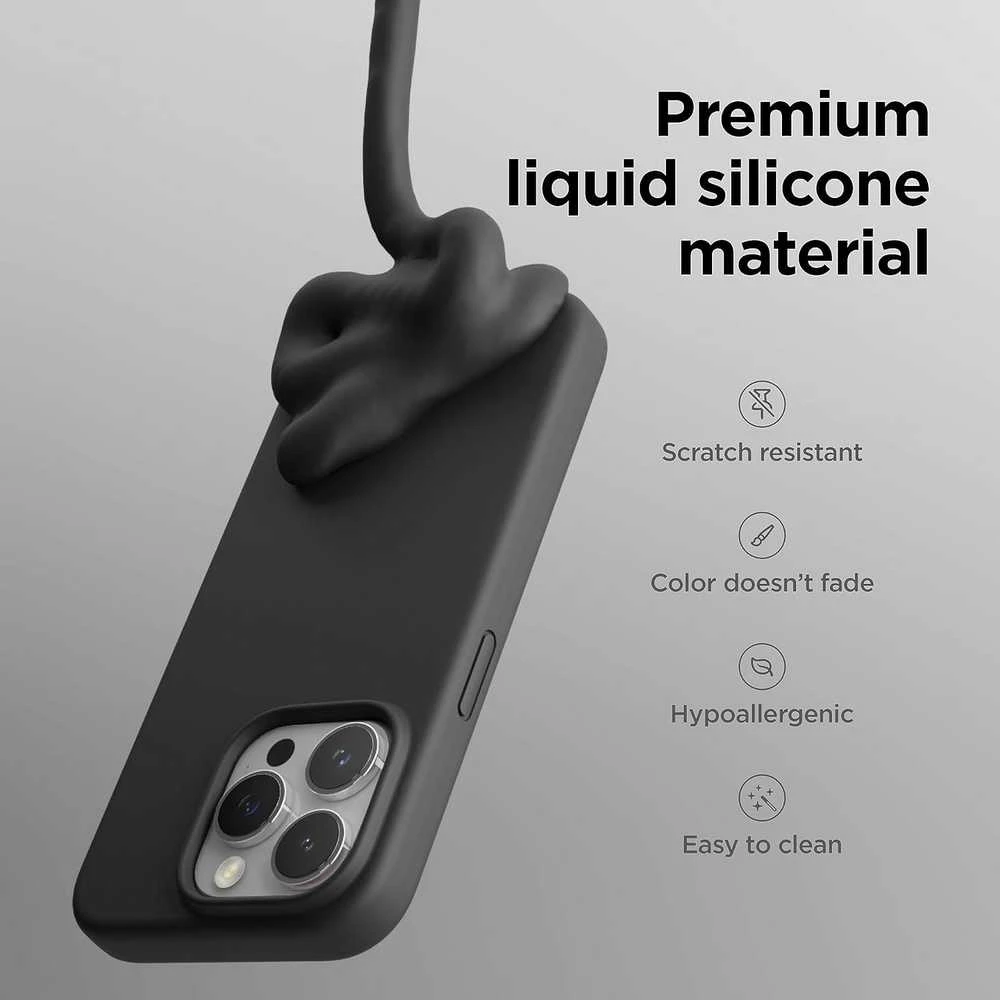 Reach Dėklas Mag Silikoninis dėklas Apple iPhone 15 Pro raudonas