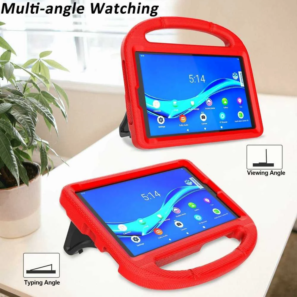 Reach Dėklas Shockproof Kids Lenovo Tab M10 Plus 3rd Gen TB125FU/TB128FU/TB128XU 10.6 raudonas