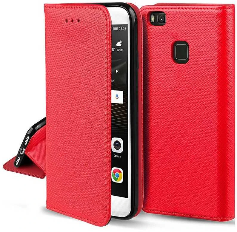 Reach Dėklas Smart Magnet Xiaomi Redmi 13 4G/Redmi 13 5G/Poco M6 4G raudonas