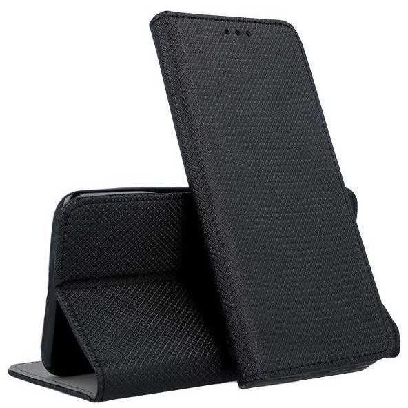 Reach Dėklas Smart Magnet Xiaomi Redmi 17C 4G/Redmi 14C/Redmi A4/Poco C75 juodas