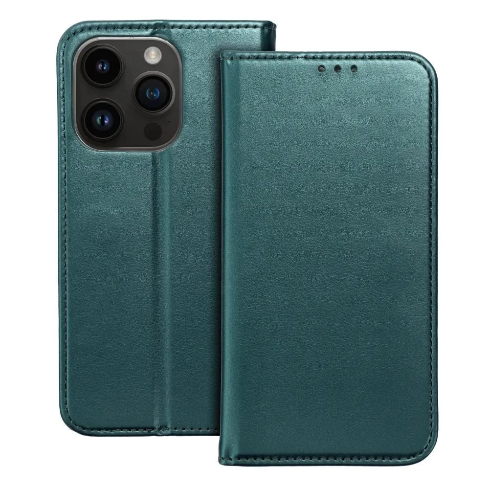 iLike atverčiamas dėklas skirtas Samsung A525 A52 4G/A526 A52 5G/A528 A52s 5G, tamsiai žalias