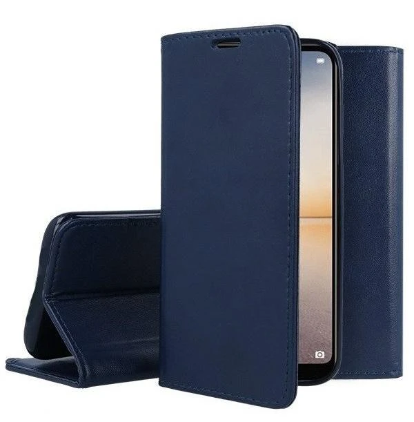 Reach Dėklas Smart Magnetic Xiaomi Note 11T 5G/Poco M4 Pro 5G/Note 11 5G (China) tamsiai mėlynas