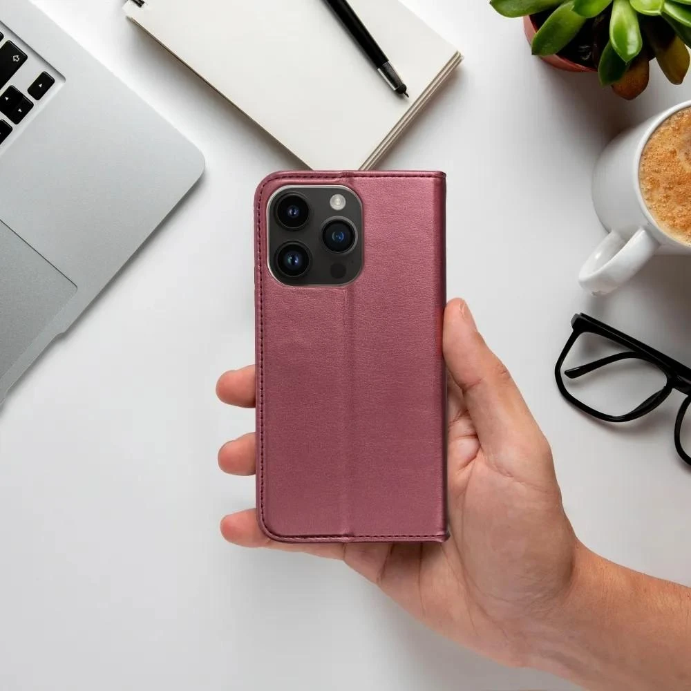 Reach Pasiekite Dėklas Smart Magnetic Xiaomi Redmi Note 12 5G / Poco X5 5G bordo