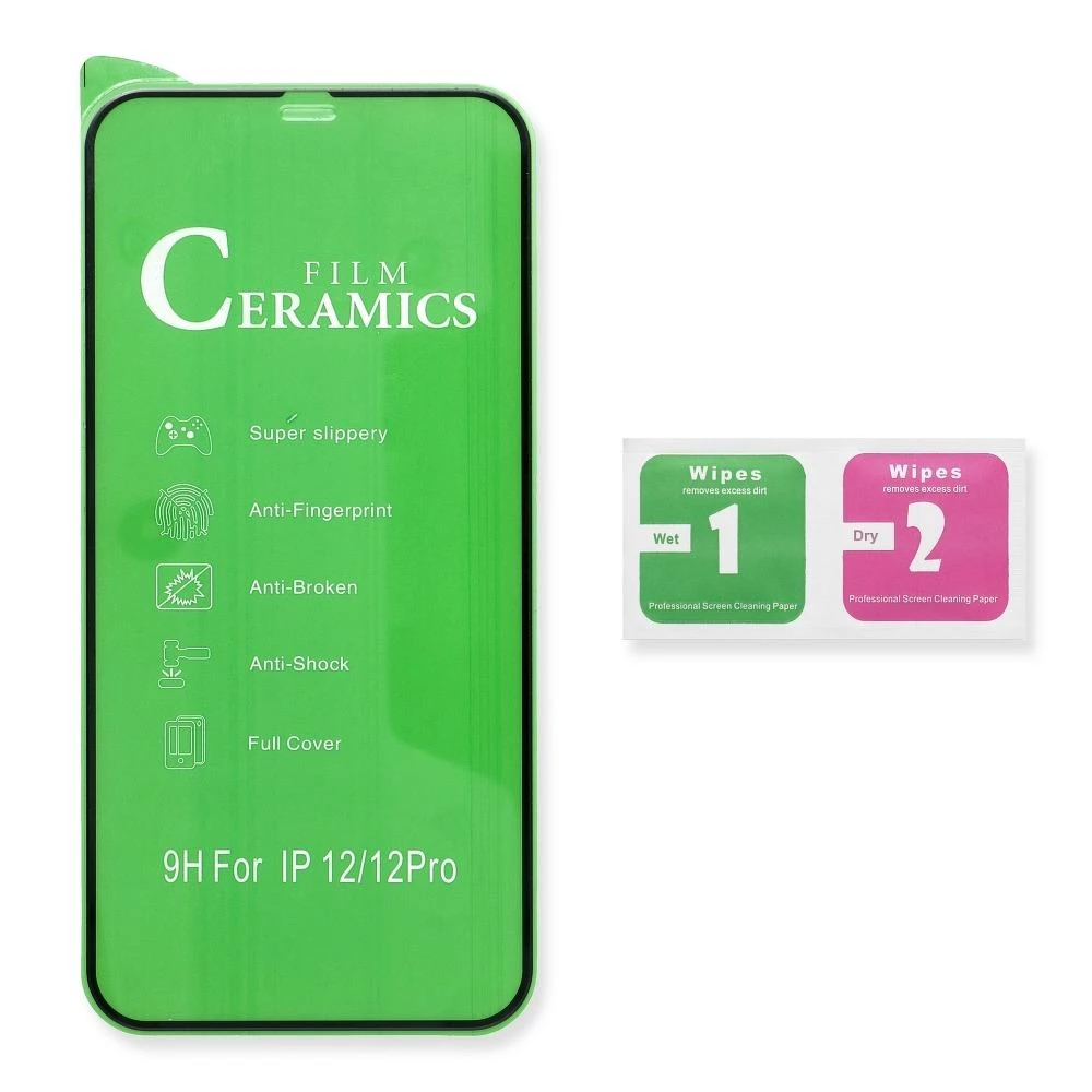 Reach LCD apsauginis stikliukas 5D Full Glue Ceramic Glass Samsung A326 A32 5G/M326 M32 5G lenktas juodas