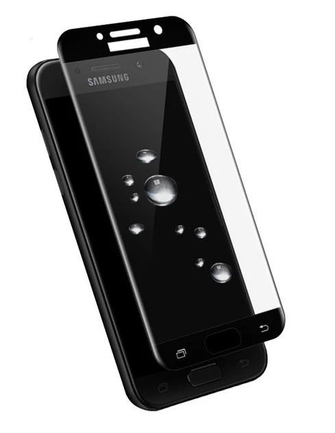 Reach LCD apsauginis stikliukas 5D Full Glue Samsung S908 S22 Ultra 5G lenktas juodas be išpjovimo
