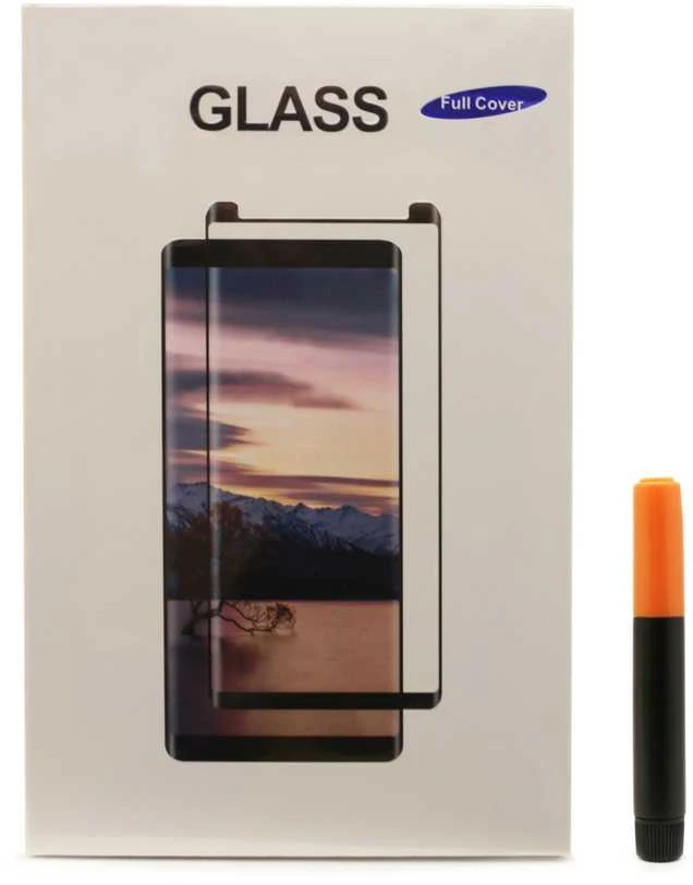 Reach LCD apsauginis stiklas M1 5D UV klijai Samsung G960 S9 lenktas skaidrus