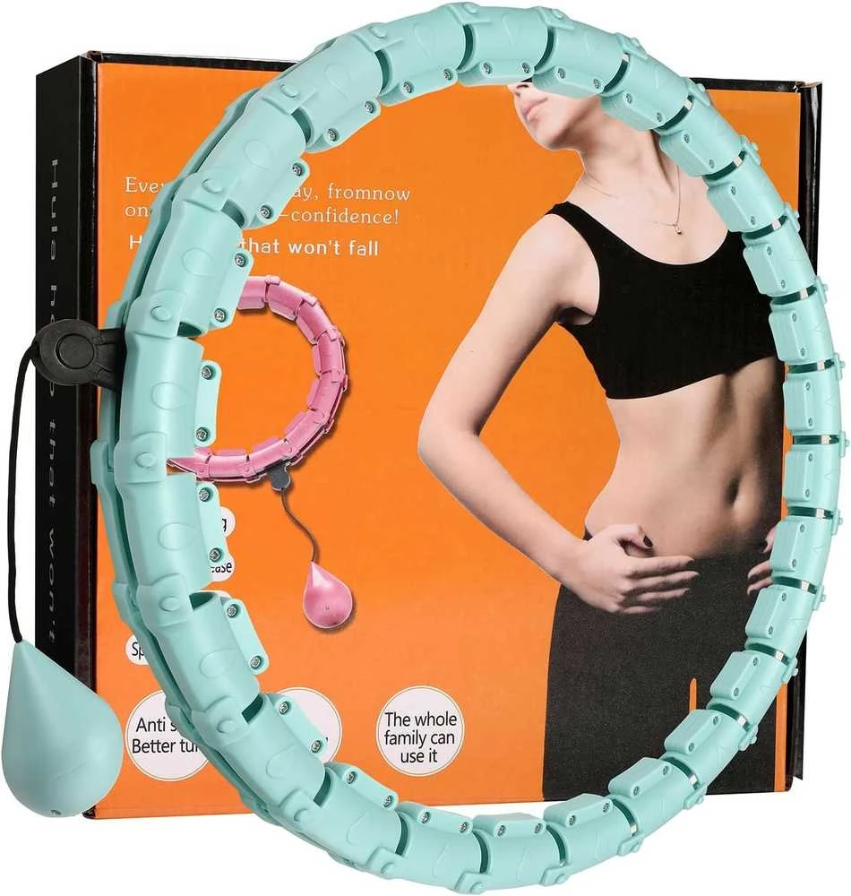 Reach Masažuojantis gimnastikos lankas Smart Hula Hoop HHP002 mėlynas