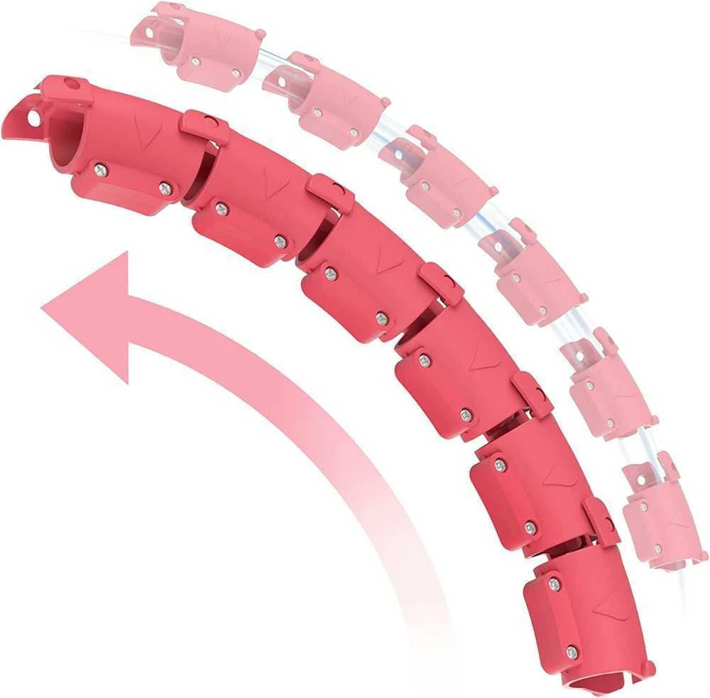 Reach Masažuojantis gimnastikos lankas Smart Hula Hoop M1 violetinis