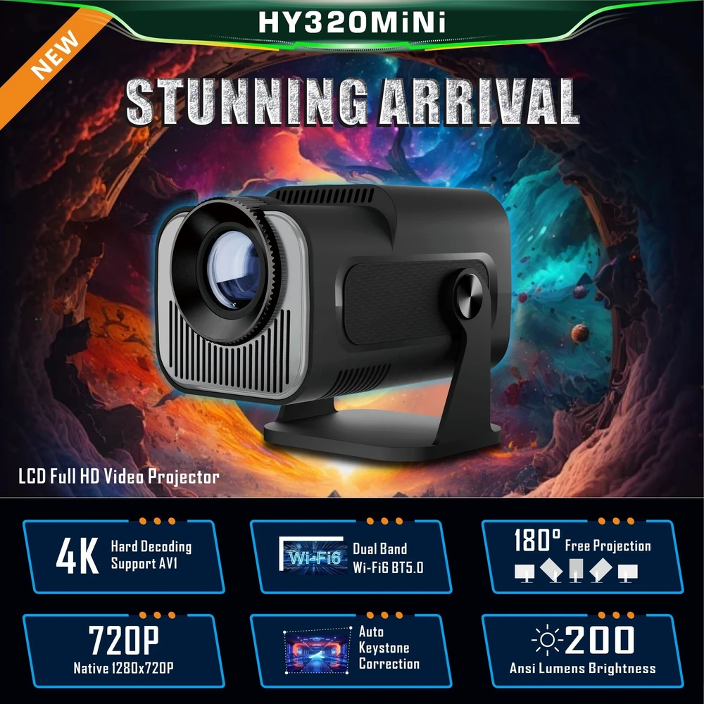 Reach Projektorius HY320 Mini juodas