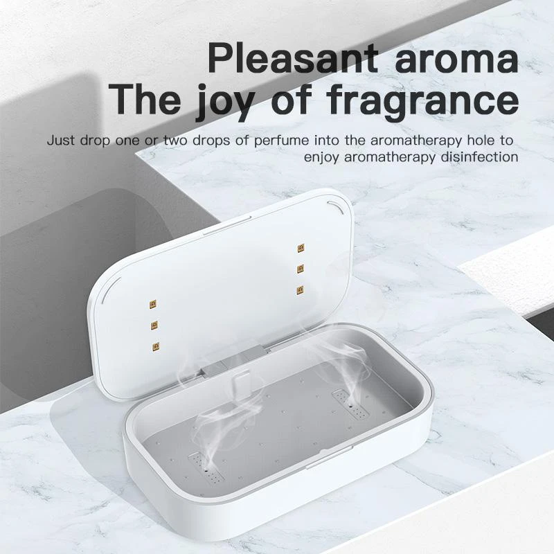 Dėklas Reach Telefono sterilizatorius M1 Pro su belaidžio įkrovimo funkcija