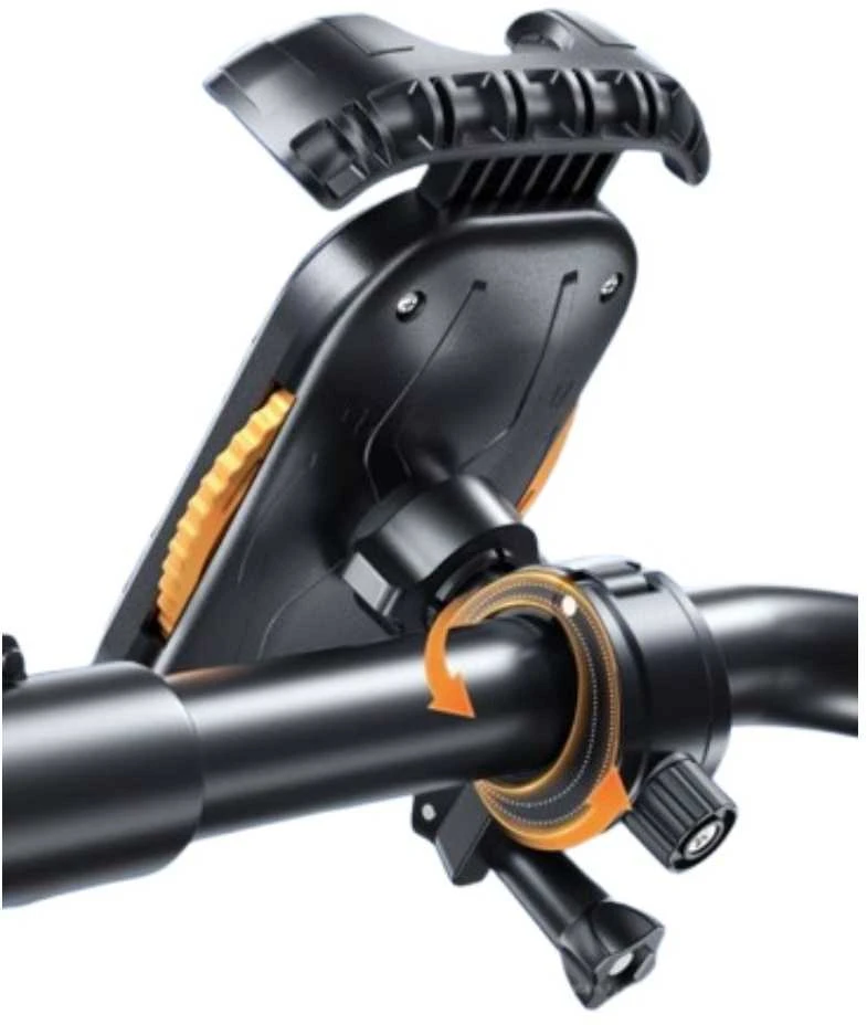 AWEI X29 bike mount 4.7″-6.7″ for frame juodos spalvos