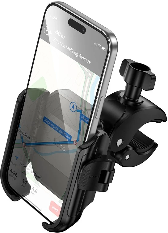 Motociklo/dviračio laikiklis (4,5" – 7") Hoco H104, juodas