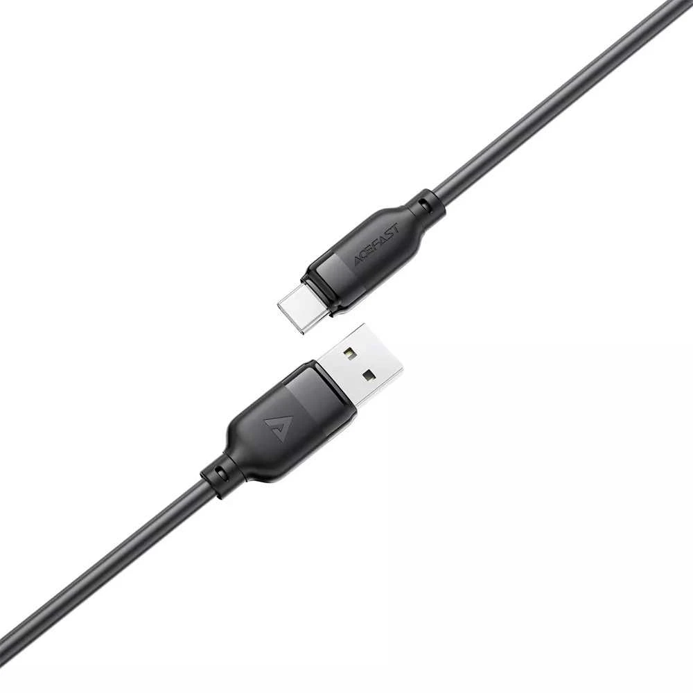 USB kabelis Acefast C16-04 USB-A to USB-C 1.2m juodas