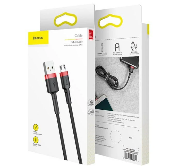 BASEUS CAMKLF-CG1 USB A - microUSB laidas, 2m
