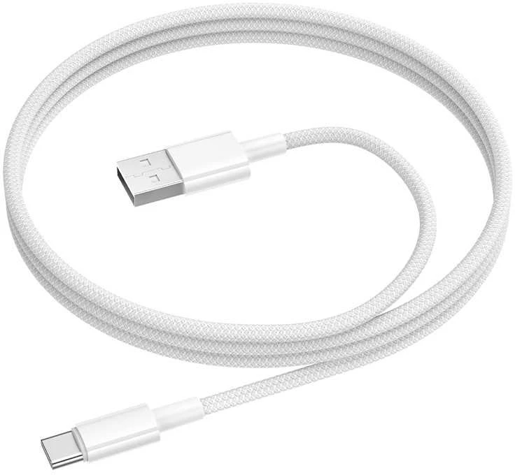 USB kabelis Borofone BX117 USB-A to USB-C 1.0m baltas