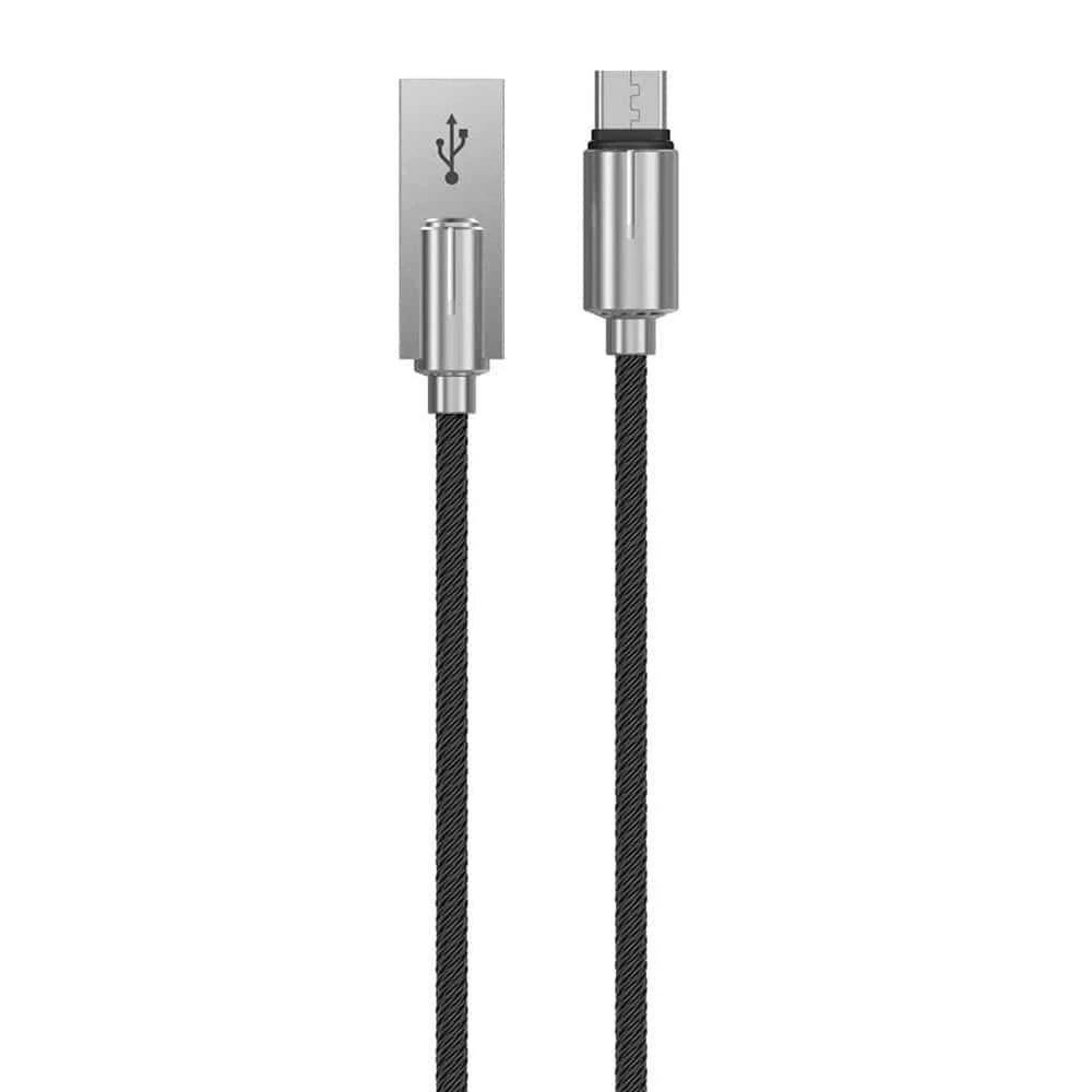 USB kabelis Devia Storm microUSB 1.0m juodas