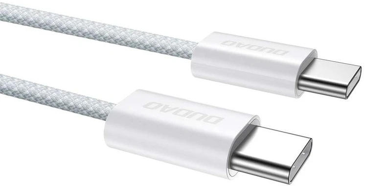 Dudao L6C USB-C – USB-C PD 30W kabelis 2m – žydros spalvos