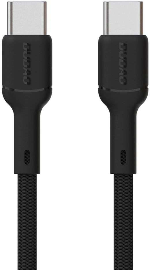 Dudao L9C 65W USB-C – USB-C 2m kabelis – juodos spalvos