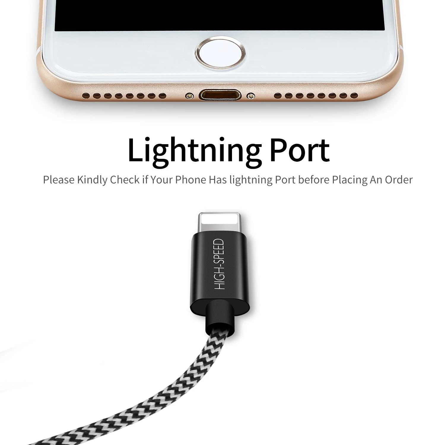 USB laidas Dux Ducis K-ONE Lightning FastCharging 1.0m