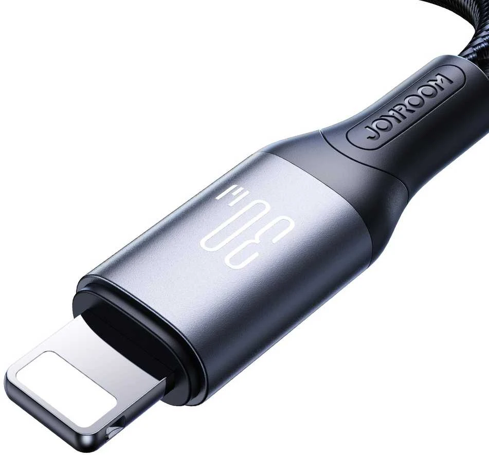 USB kabelis Joyroom S-A28 USB-C į Lightning 30W 2.0m juodas