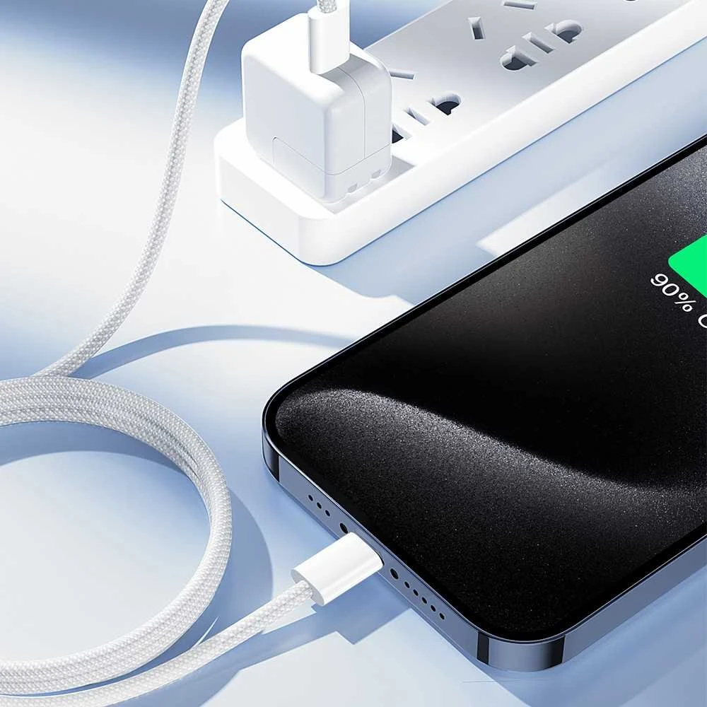 USB kabelis Joyroom S-A45 USB-C į USB-C 60W 1,0m baltas