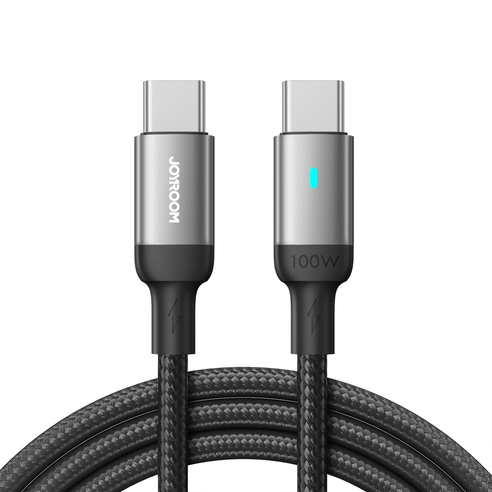 USB kabelis Joyroom S-CC100A10 Type-C į Type-C 100W 1,2m juodas