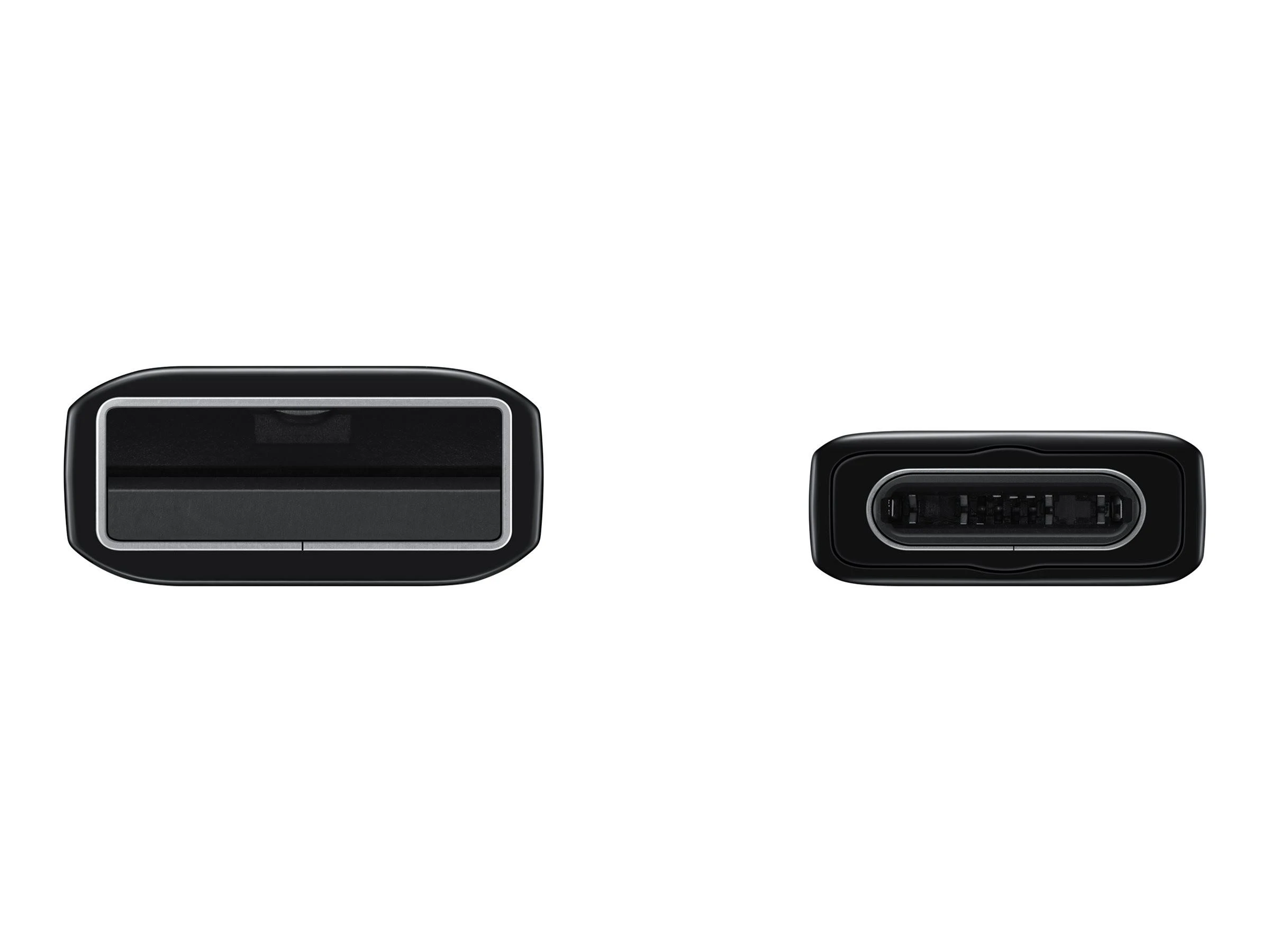 DG930IBEG Samsung laidas USB A iki USB C 1,5 m, Juodas (Juodas)