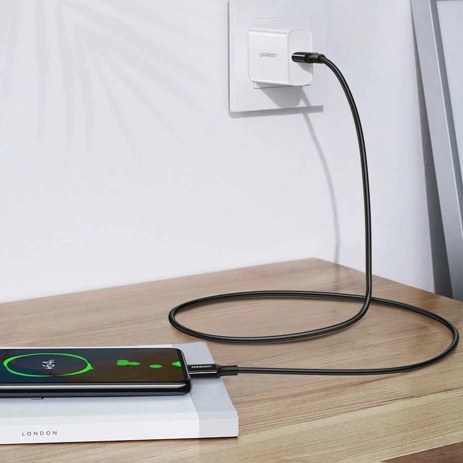 Laidas USB-C kištukas į USB-C kištukas 2.0 UGREEN US300, 2m (baltas)