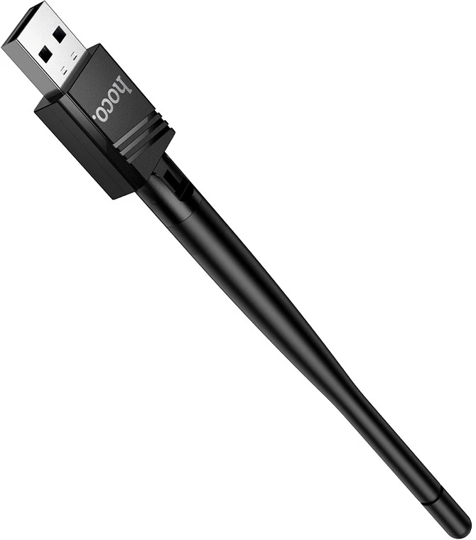USB Wi-Fi adapteris Hoco HI37 Wi-Fi4 juodas
