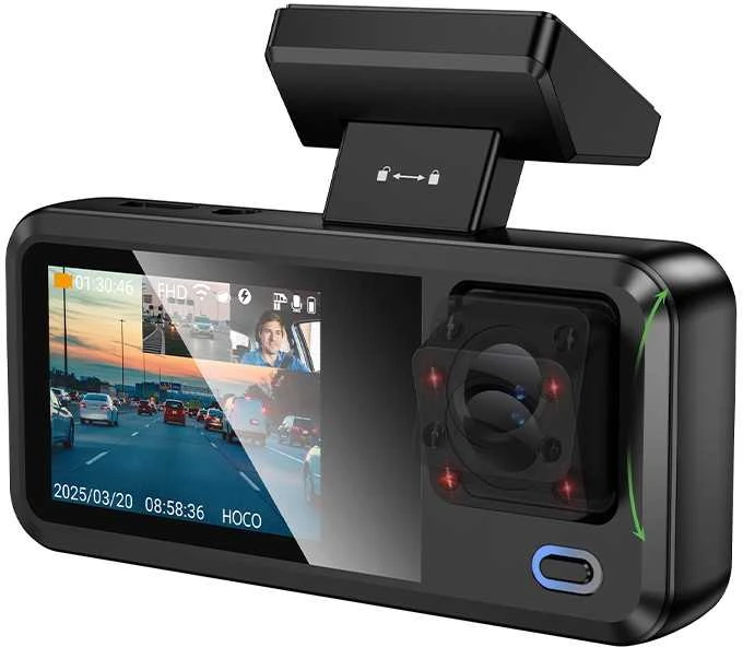 Vaizdo registratorius Hoco DV15 2-inch Ekranas Driving Recorder