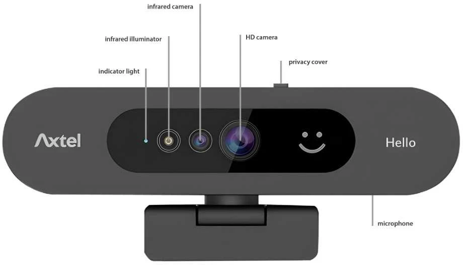 WEB kamera Axtel AX-FHD Webcam Hello