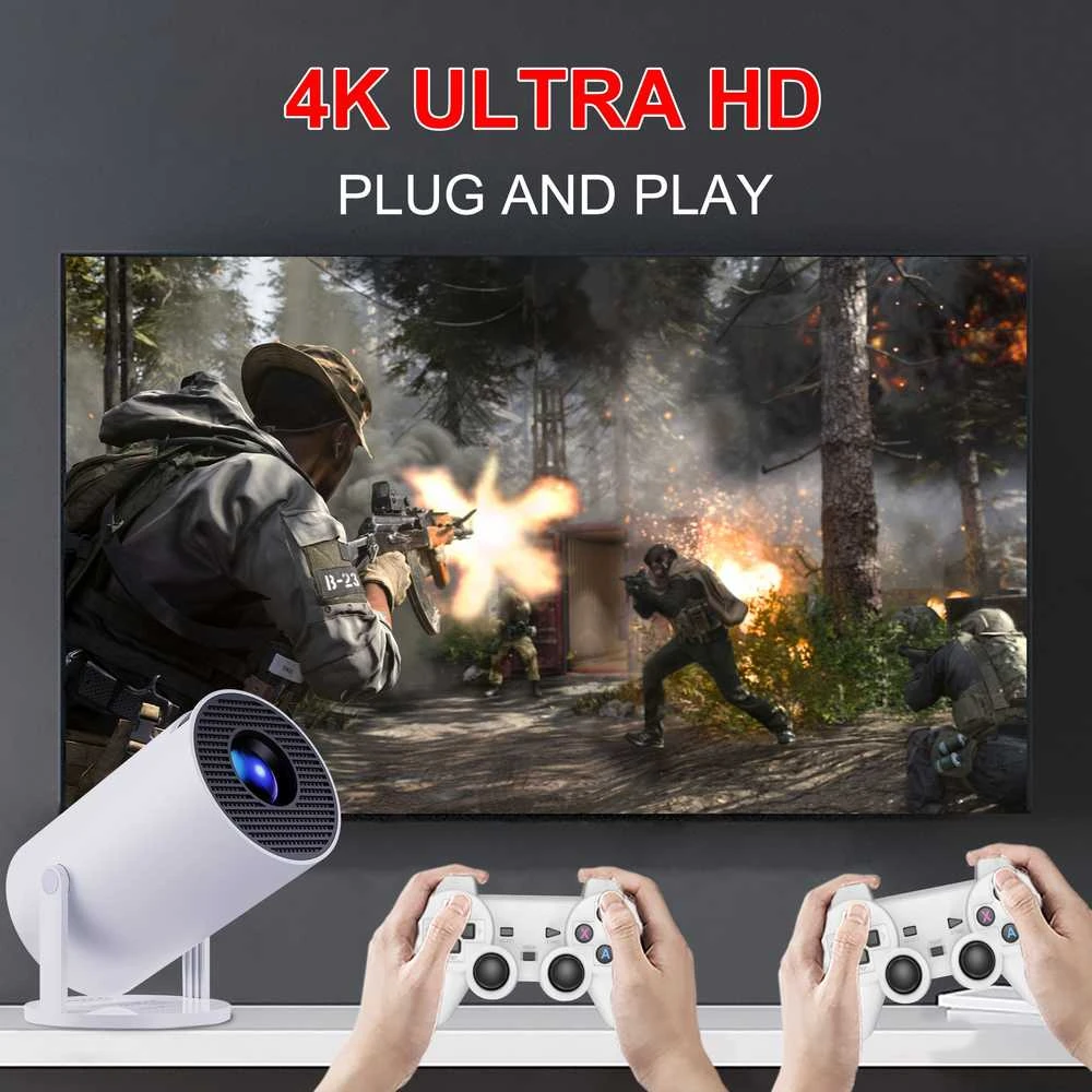 Žaidimų projektorius Reach G300 Pro+ Gaming baltas