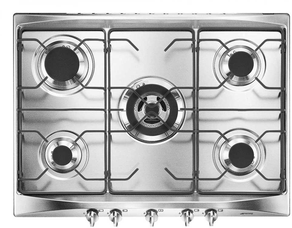 Smeg SE93SGH3 Placa de Gas Natural/Butano 5 Fuegos