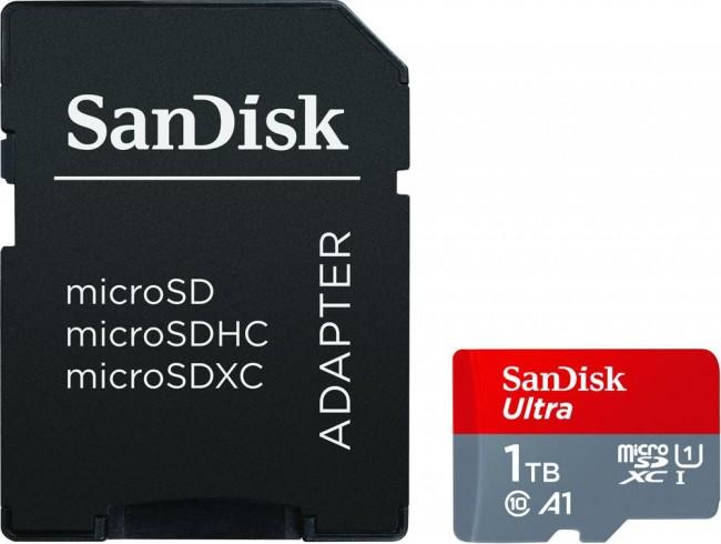 Atminties kortelė Sandisk Ultra microSDXC 1TB aprašymas - Prekės nuotrauka