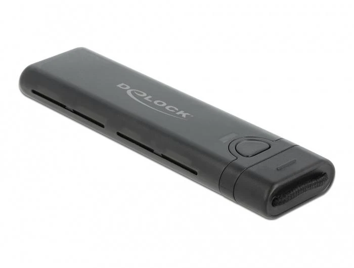 Delock DeLOCK 42635 HDD korpusas Juodas M.2 SSD korpusas