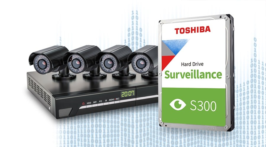 Kietasis diskas Toshiba S300 Surveillance 2 TB, 3,5