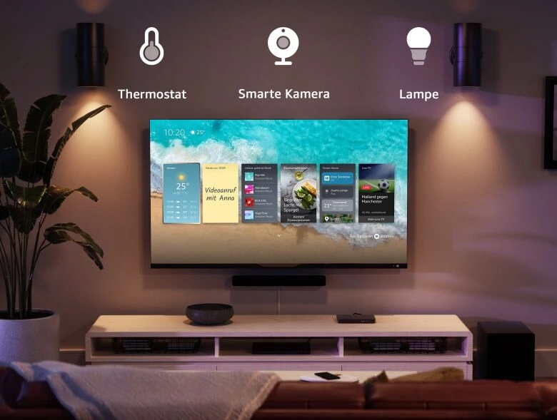 Išmanusis televizijos priedėlis „Amazon Fire TV Stick 4K Max“ su „Wi-Fi 6E“ ir „Ambient TV“ funkcija aprašymas - Prekės nuotrauka