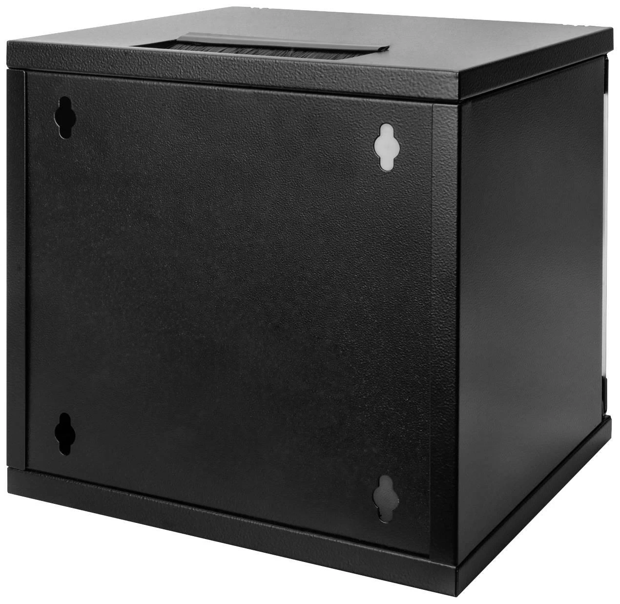 Digitus | Prie sienos tvirtinama spintelė | DN-10-06U-B | IP apsaugos klasė: IP20; Priekinės durys: Stiklinės durys, viena vertus atidaromos; Spintelės tipas: Prie sienos tvirtinama spintelė; Plotis: 300 mm; Keliamoji galia: 30 kg | Juodas
