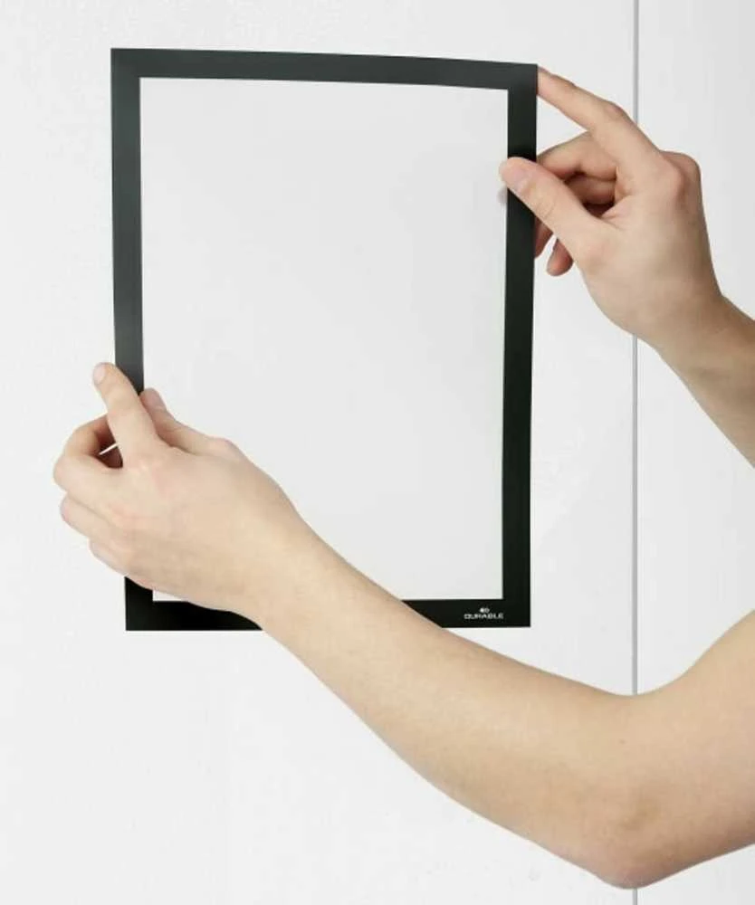 Plakatas Durable DURABLE DURAFRAME SUN A4 Inforahmen 2 vnt. juodas