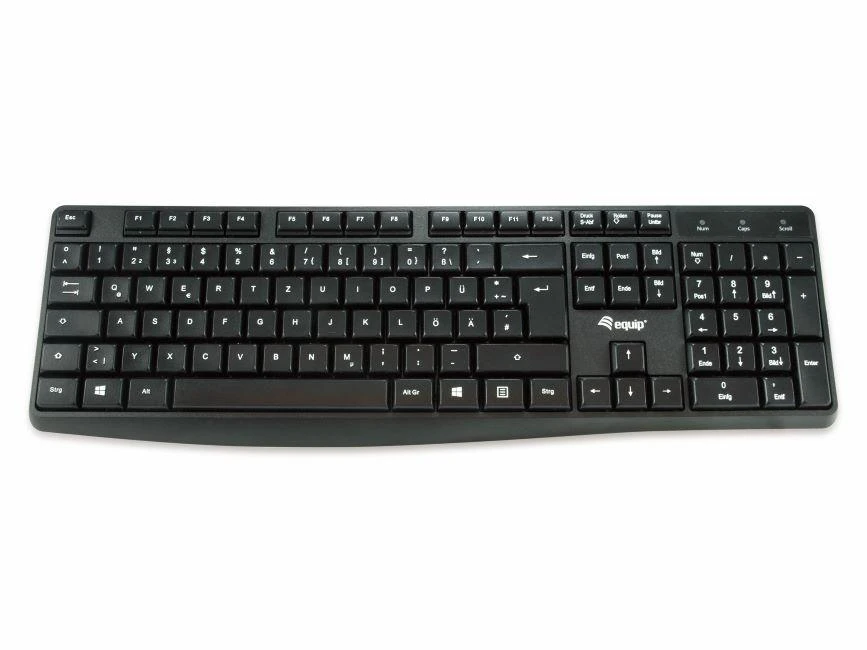 Equip Kabelgebundene Klaviatūra su USB jungtimi juodas. italieni
