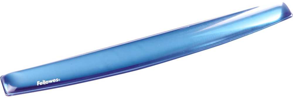 Fellowes Klaviatūra-riešo atrama Crystal Gel mėlyna