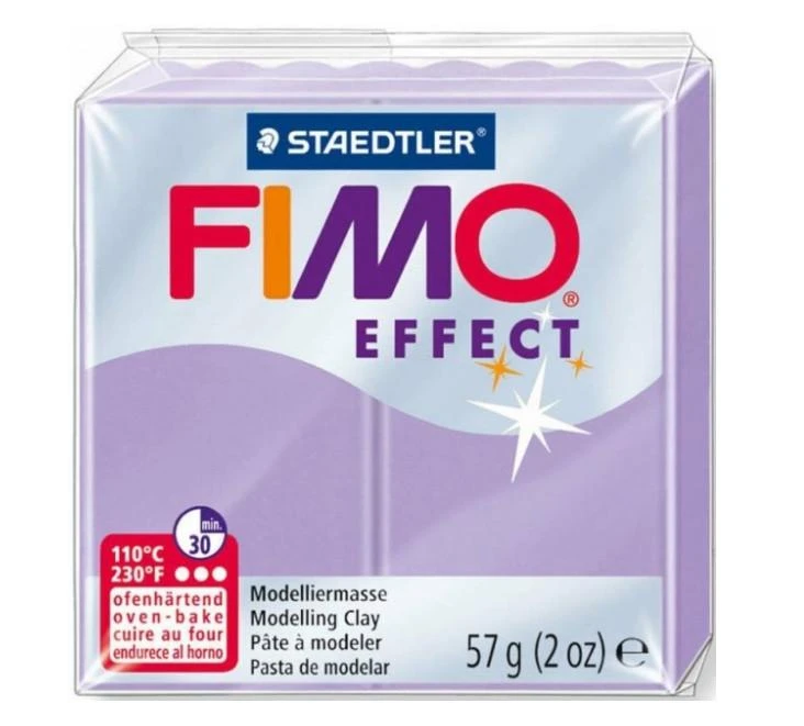Modelinas FIMO Soft, 57 g, pastelinės alyvinės spalvos