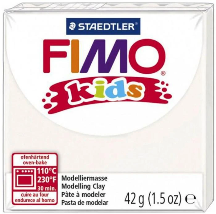 Fimo Vizuali masė termoreaktyvioji Vaikų balta 42g