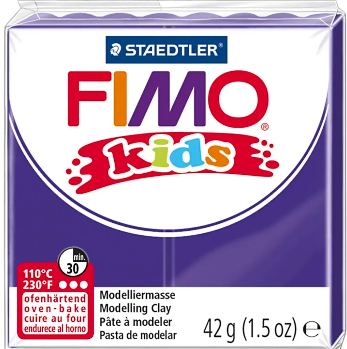 Fimo Termoreaktinga plastikinė masė Kids Lila 42g