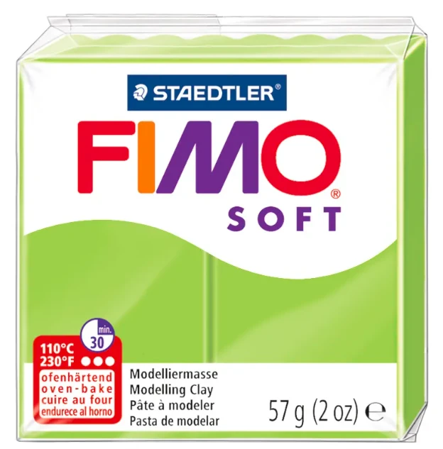 Staedtler Modelinas Fimo, 56g, šviesiai žalios spalvos